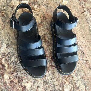 Dr. Martens Blaire Hydro leather Sandal.